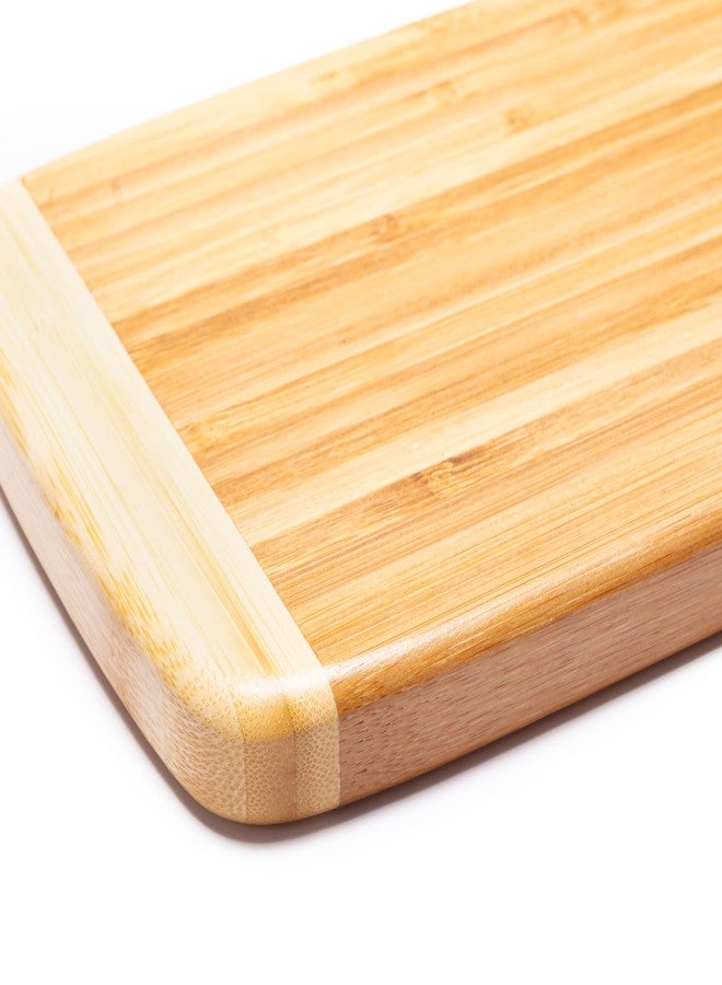Joyce Chen Small Burnished Bamboo Cutting Board, 6x9 Inches - Image 2