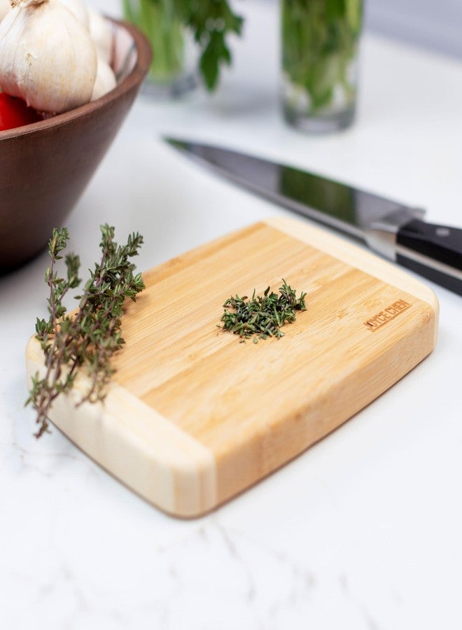 Joyce Chen Small Burnished Bamboo Cutting Board, 6x9 Inches - Image 4
