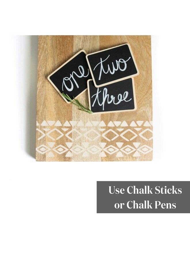 Savvy & Sorted Mini Chalkboard Signs For Food, 18 Small Chalk Signs Including 3 White Chalk Sticks, Food Signs For Party, Little Chalkboards, Party Food Labels Buffet Cheese Signs Candy Table Party Supplies  - Image 5