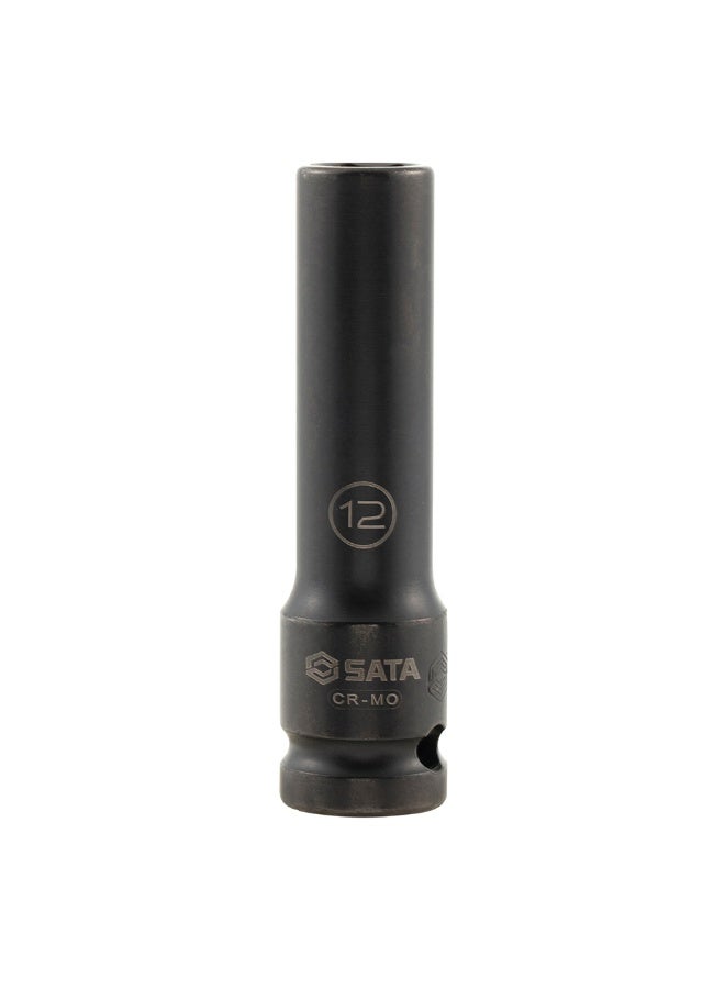 SATA GL34404T 1/2'' Drive 6 Point Thin Wall Impact Deep Socket 11mm - Image 1