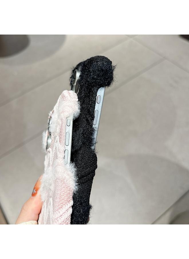 S-TOP Case For iPhone 15 Plus M-texture Plush TPU Phone Case - Image 5