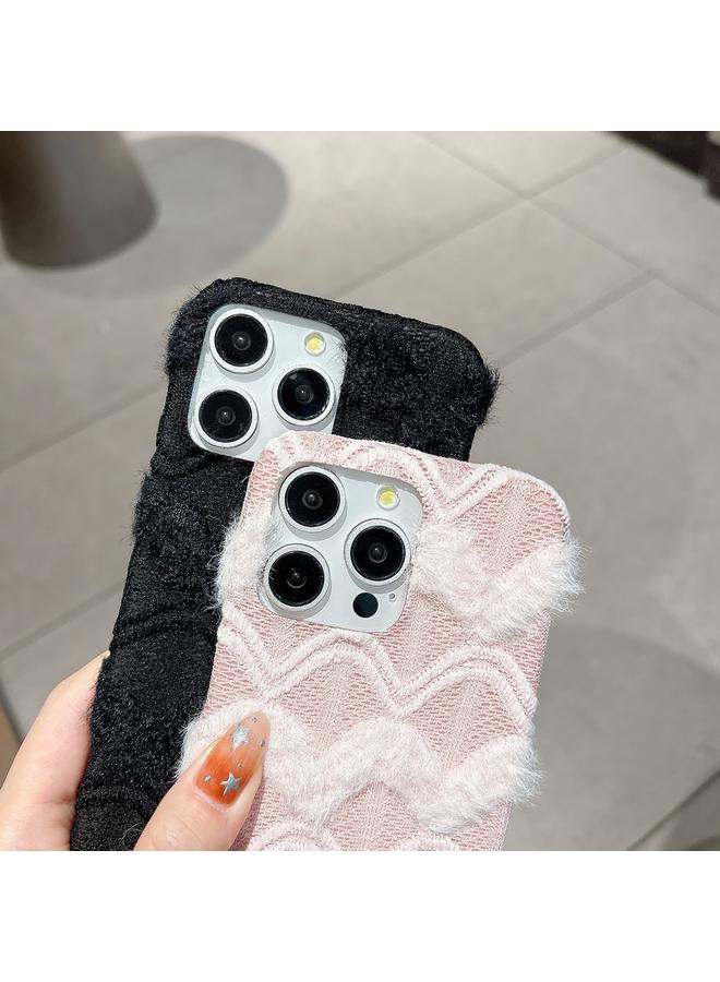 S-TOP Case For iPhone 15 Plus M-texture Plush TPU Phone Case - Image 4