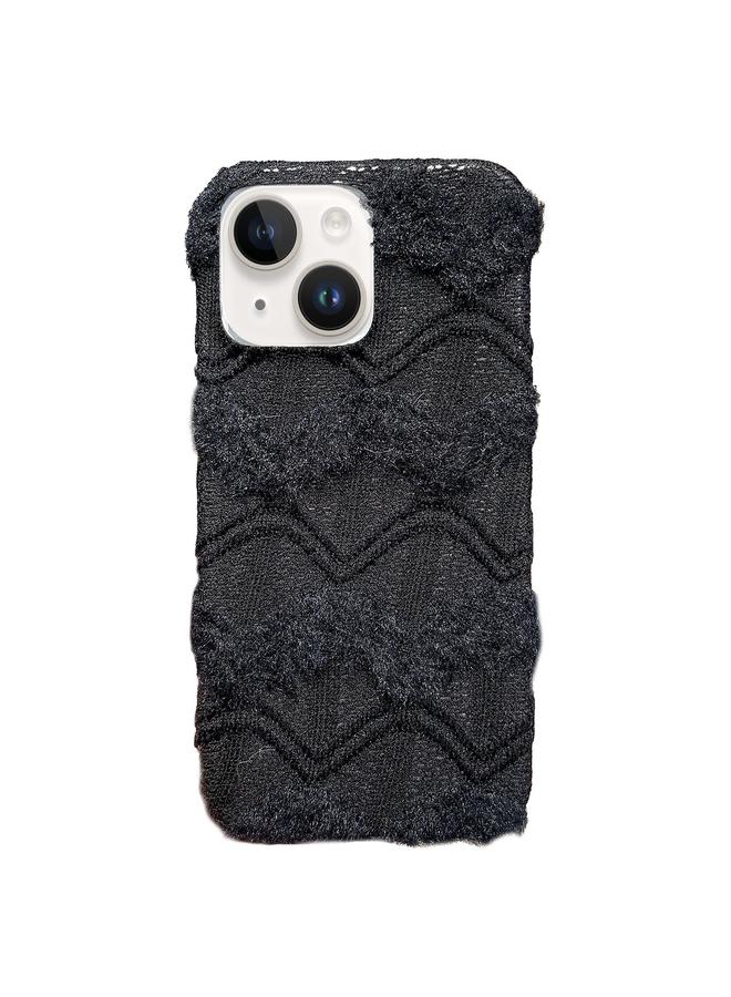 S-TOP Case For iPhone 15 Plus M-texture Plush TPU Phone Case - Image 1