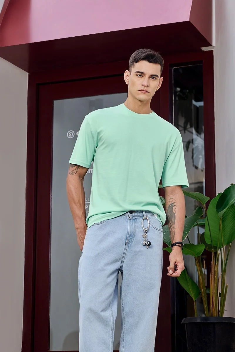 سنيتش تيشيرت قطن % كور لاب كبير الحجم