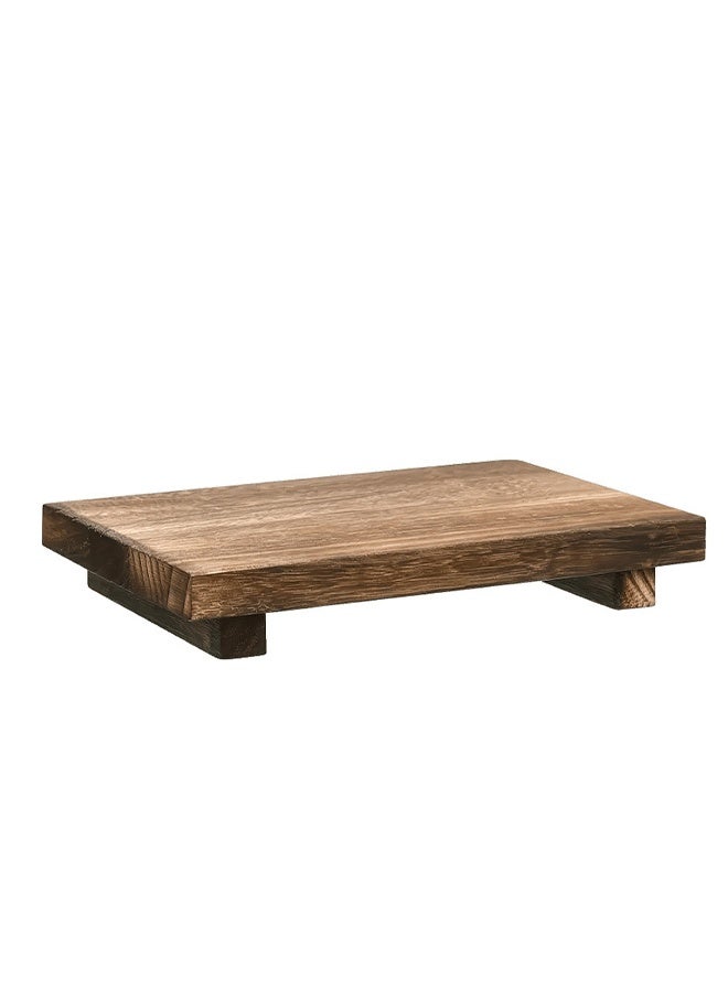 1pcs, Bathroom Tray (Coffee) 25*15cm, Wooden Bathroom Rack, Waterproof Wooden Tray, Bathtub Tray, Bathroom Storage Rack, Bathroom Decorative Rack - Image 5