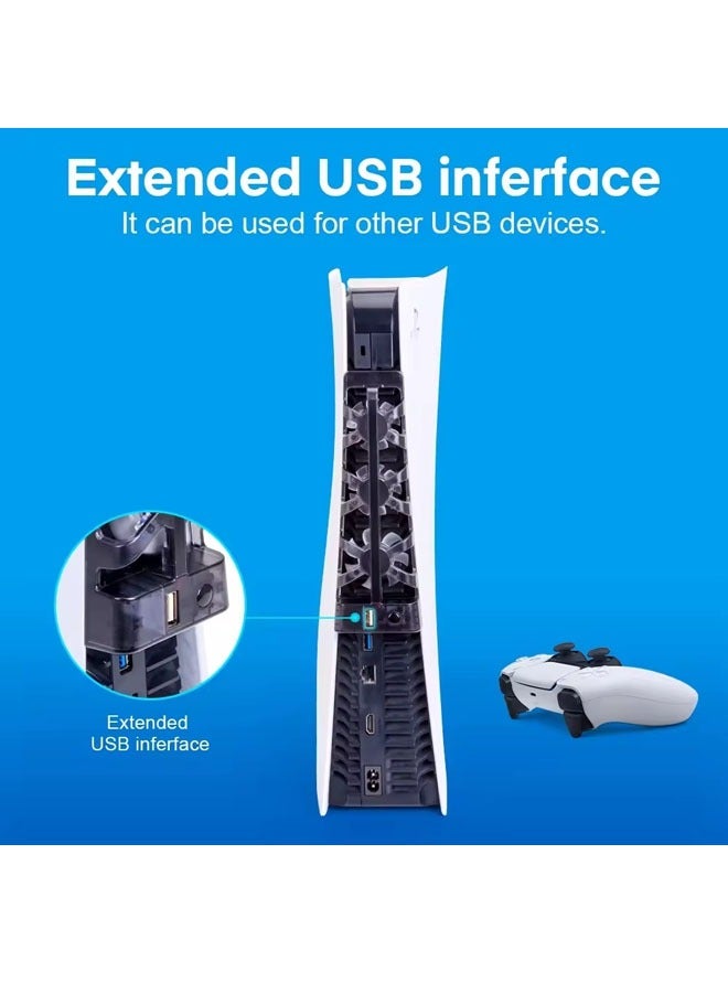 General For PS5 Cooling Fan Console Cooler Smart Temperature Control 3 Fan System Station for Sony Playstation 5 console  - Image 4