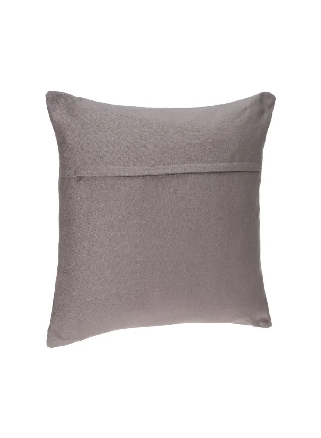 atmosphera Premium Quality Square Shaped Cushion Grey 38 x 38 cm 103850B