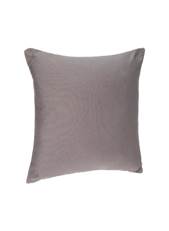 atmosphera Premium Quality Square Shaped Cushion Grey 38 x 38 cm 103850B
