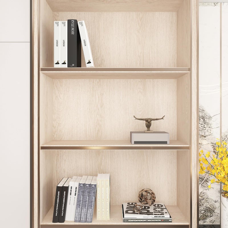 TOTIO Walnut Wood Peel and Stick Wallpaper Beige Yellow Wood Grain Contact Paper Bubble-Free Design Matte Thickened 16x78inch Waterproof Counter Top Stick Paper Self-Adhesive Vinyl Wrap for Cabinets - Image 5