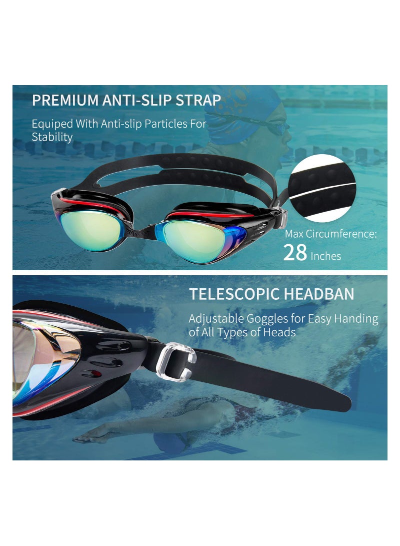 SOLARAE Nearsighted Swim Goggles for Adults and Youth - Anti-Fog, UV Protection, No Leaking, Optical Shortsighted Swimming Goggles for Men and Women. - Image 5
