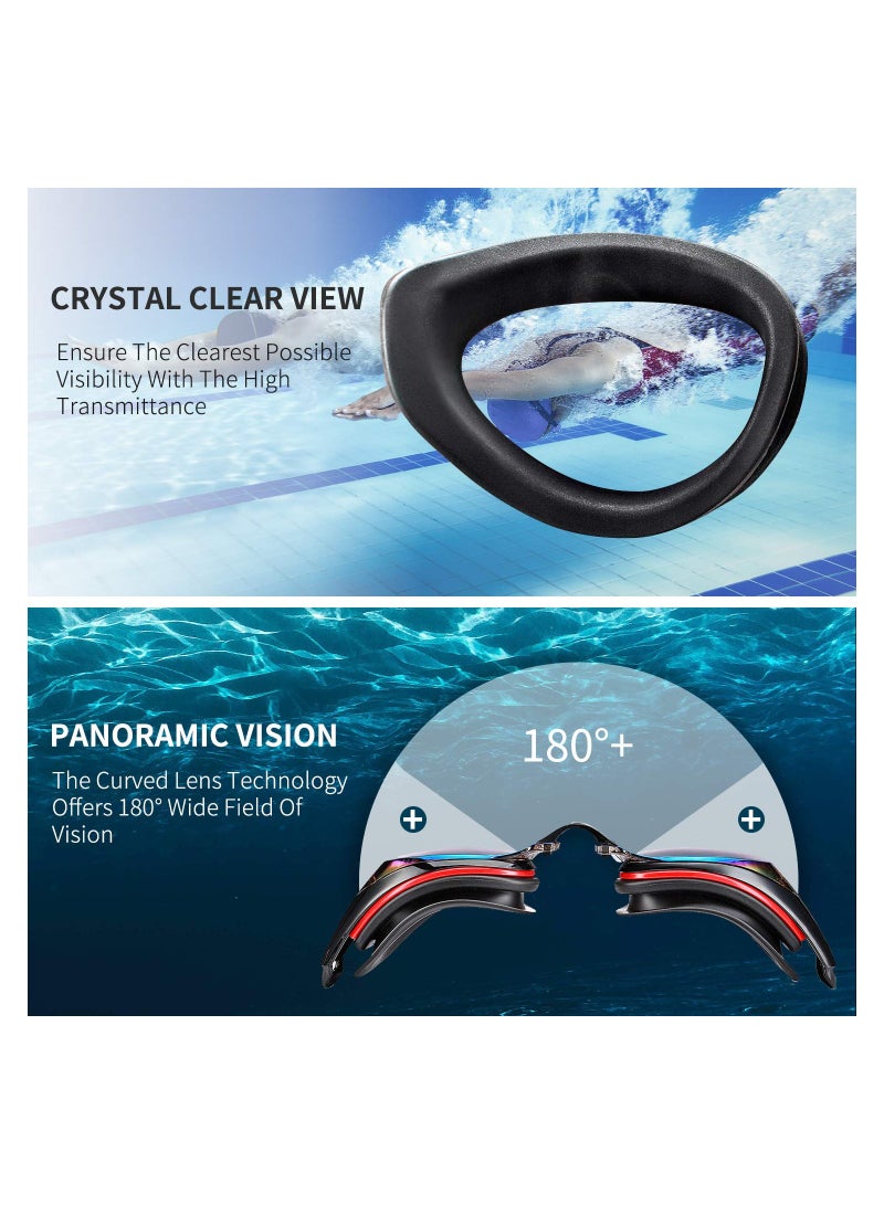 SOLARAE Nearsighted Swim Goggles for Adults and Youth - Anti-Fog, UV Protection, No Leaking, Optical Shortsighted Swimming Goggles for Men and Women. - Image 4