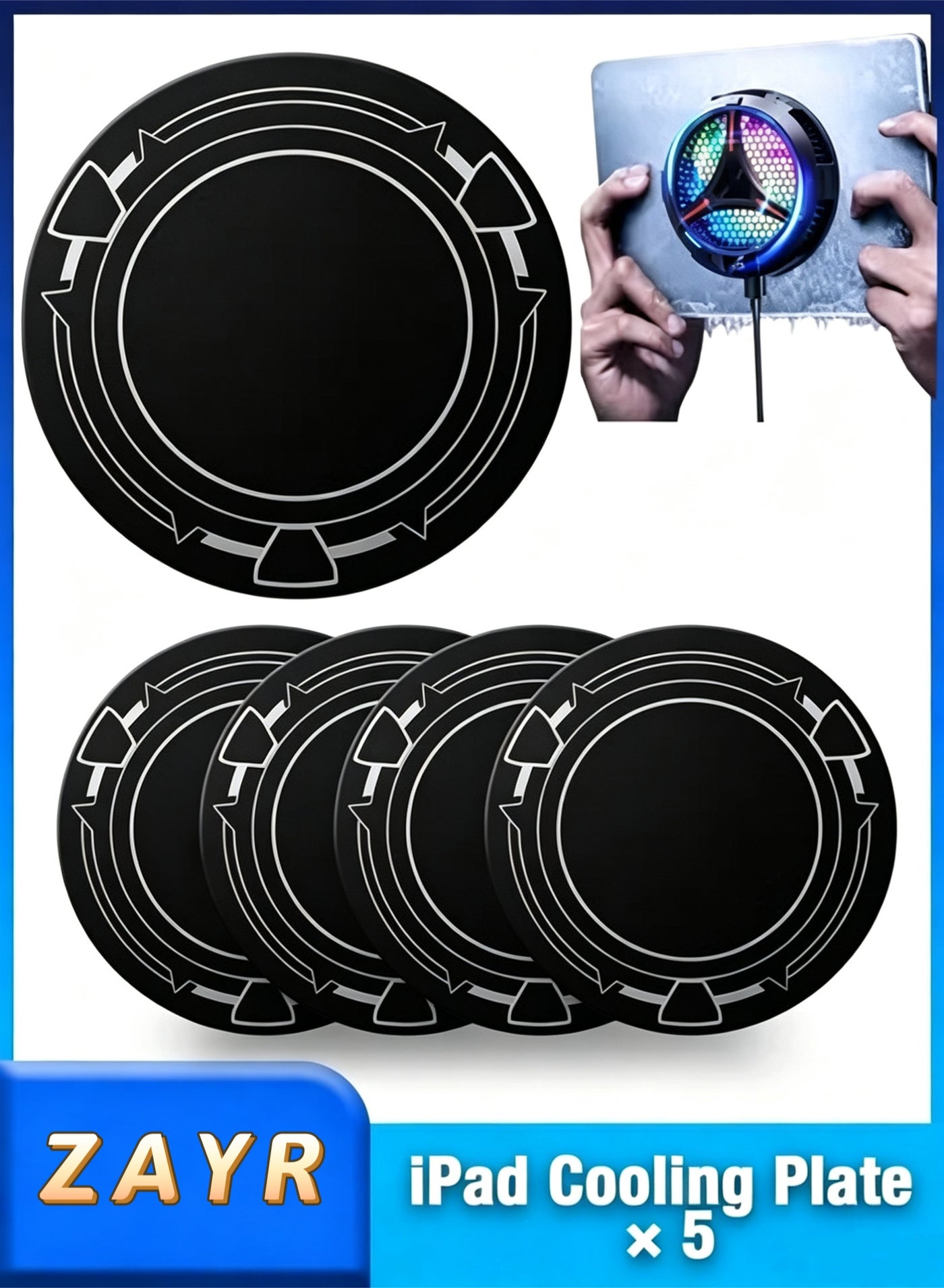zayr Zayr Magnetic Suction Plates For iPad Cooler