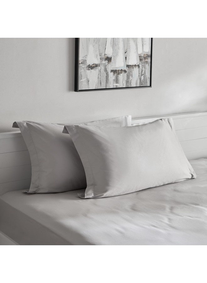 Home Box Opulent Luxe 2-Pieces Solid Cotton Pillowcase Set 75 x 5 x 50 cm - Image 2