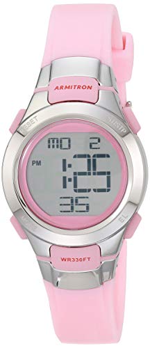 Armitron Sport Women's 45/7012PNK Chronograph Pink Digital Watch - Image 5