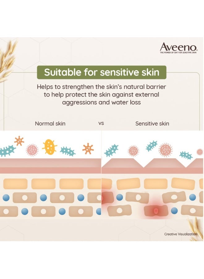 Aveeno Daily Moisturizing Lotion For Normal To Dry Skin With Oats, 354ml (Pack of 3) - Image 3