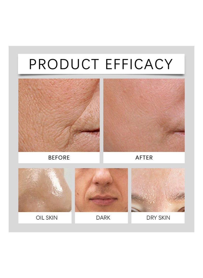 إيست مون مجموعة العناية بالبشرة للرجال، مرطب للوجه مضاد للشيخوخة ومرطب (50 جم)، تونر مرطب ومجدد (50 مل)، مرطب يومي للرجال، مضاد للشيخوخة، مضاد للتجاعيد، يحسن لون بشرة الوجه للرجال - Image 3