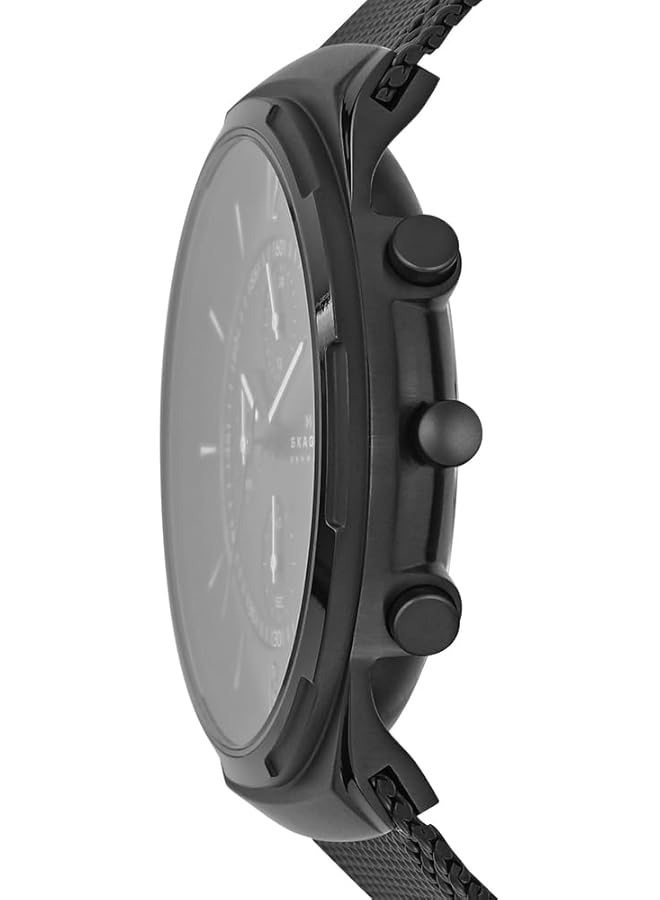 سكاجين ساعة صندبي للرجال كوارتز تناظرية من الفولاذ المقاوم للصدأ والشبكة - Image 2