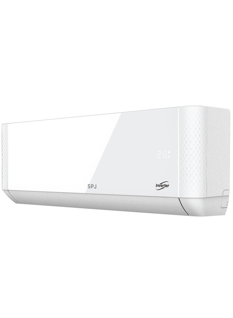 SPJ High Performance 2 Ton Inverter Split AC with Pipe Kit 4 Meter, Premium Quality 24000 BTU T3 DC Compressor, 100% Copper, Durable Design, 5 Year Compressor Warranty, R410A, Low Noise Sleep Mode, White - Image 1