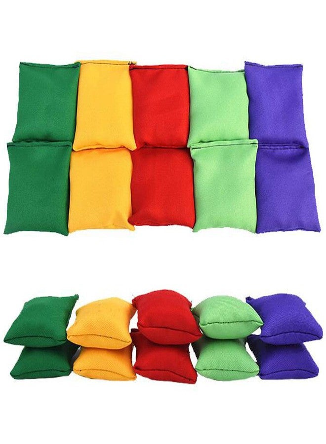 Halloluck 12 Pack 2inch/5cm Nylon Bean Bags Children Family Adults Outdoor Yard Games Bean Bag Toss Carnival Toy Bean Bag Toss Game - Image 2