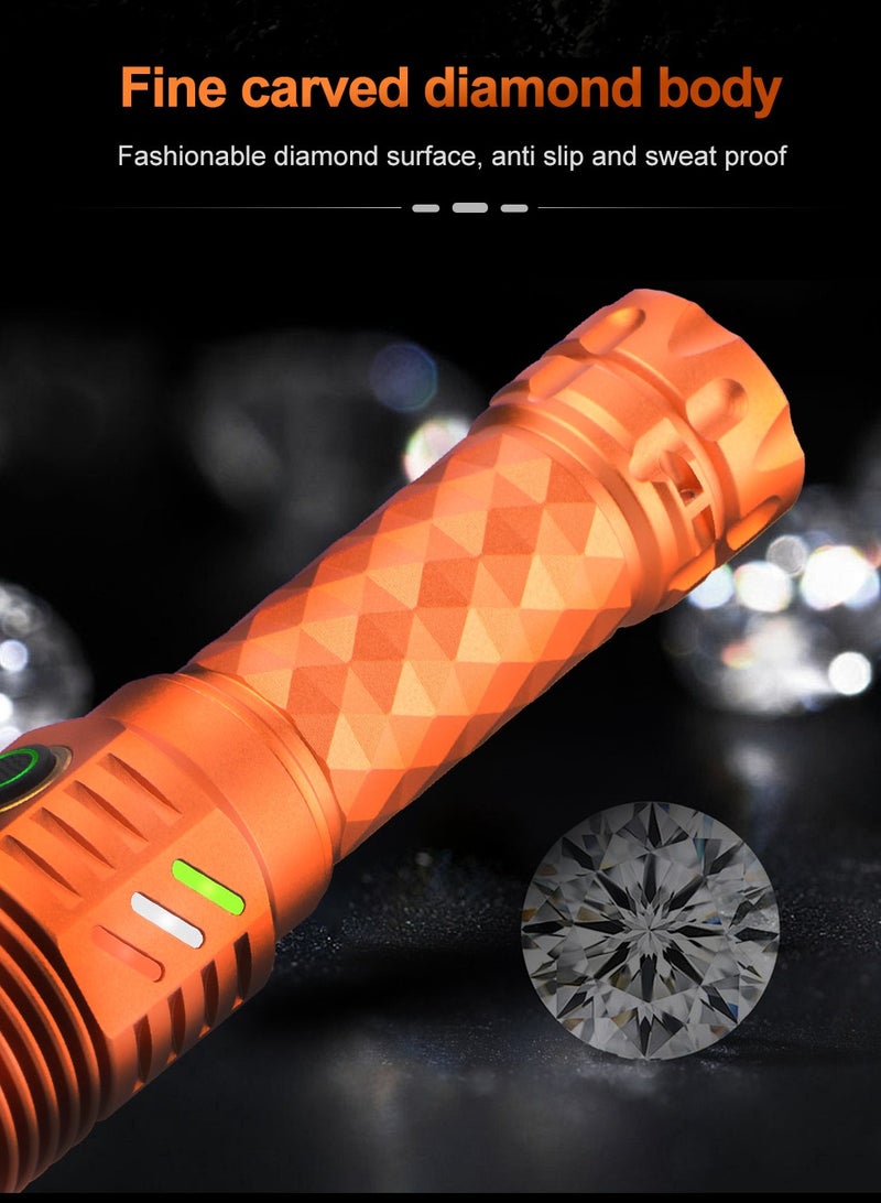 Compact Magnetic Rechargeable LED Flashlight Black - Image 5