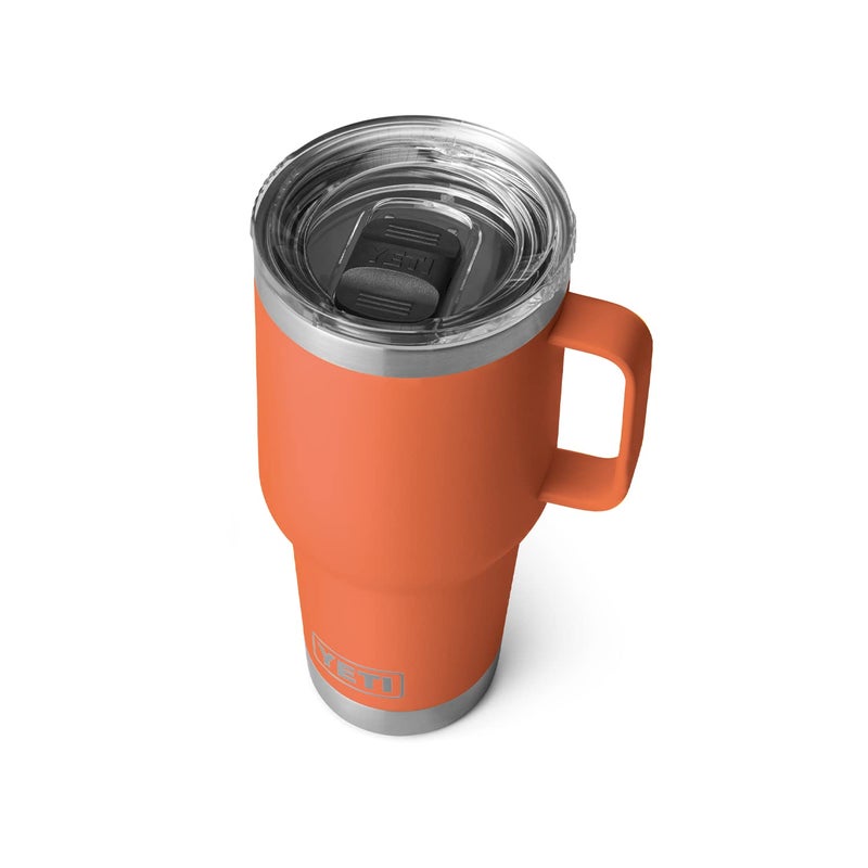 YETI Rambler 30 oz Travel Mug  Stainless Steel  Vacuum Insulated with Stronghold Lid  High Desert Clay