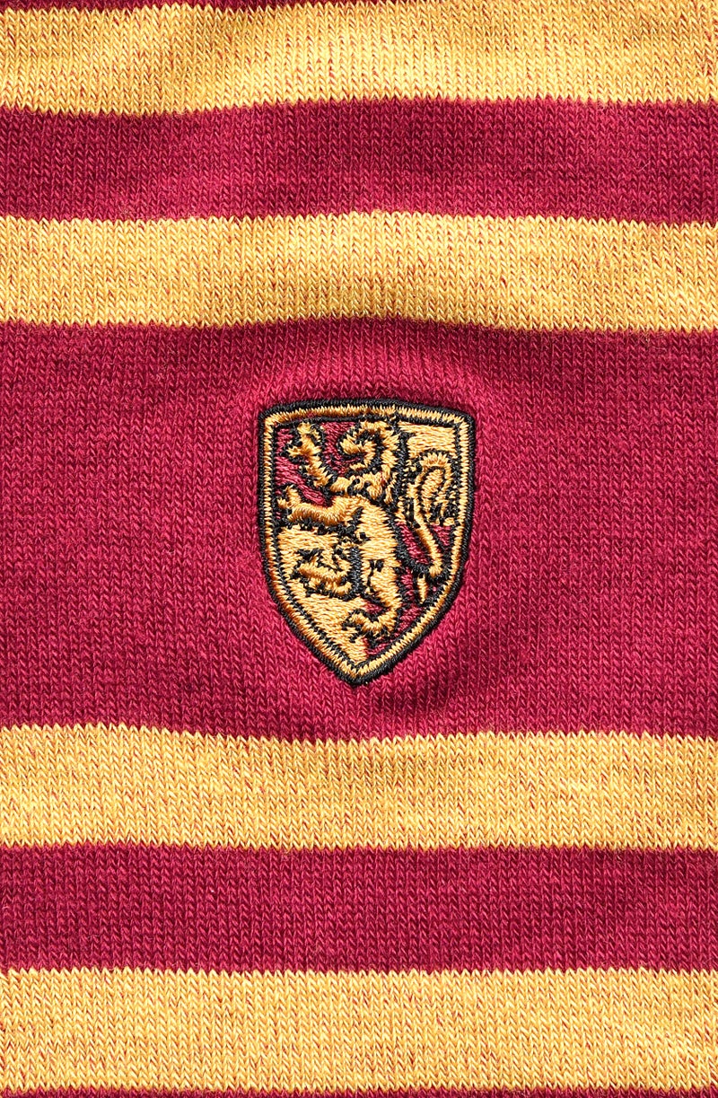 Harry Potter Gryffindor Striped Juniors/Ladies Over the Knee Socks with Embroidered Crest - Image 3