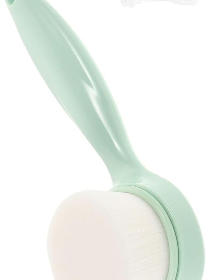 Soft Bristle Manual Facial Cleansing Brush For Women Exfoliating Makeup Removal Massage - Image 1