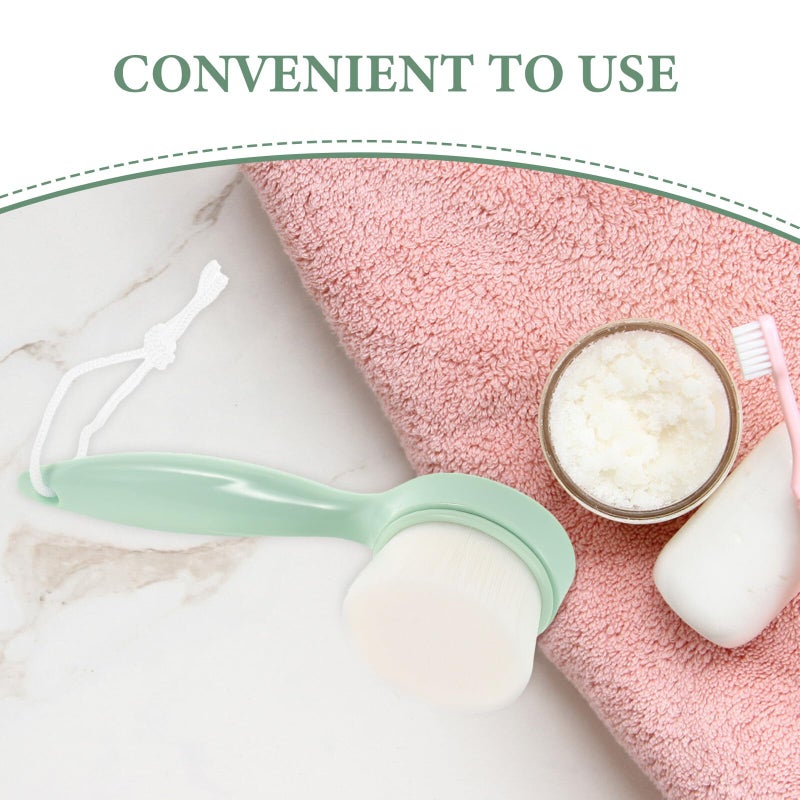 Soft Bristle Manual Facial Cleansing Brush For Women Exfoliating Makeup Removal Massage - Image 4