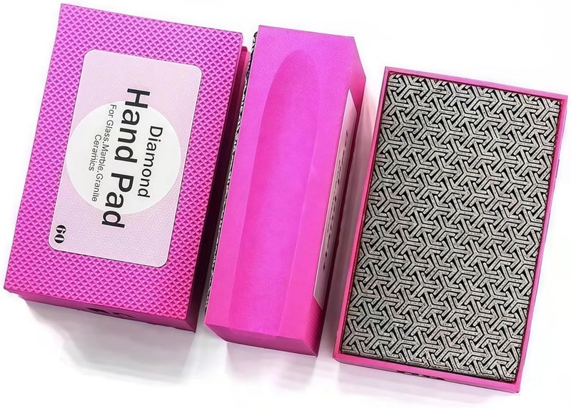 4 Pcs Professinal Diamond Hand Polishing Pad Stone Marble Ceramic Abrasive Sanding Disc Tile Glass Grind Block Polisher Tools(4pc-400grit) - Image 4