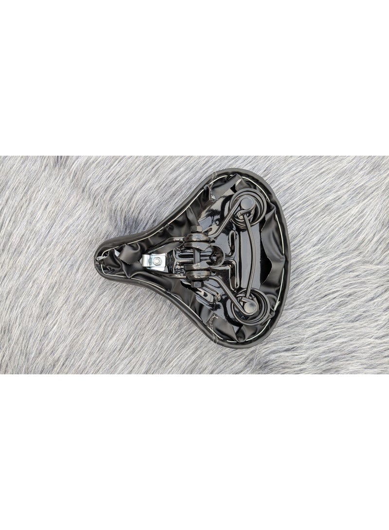 مقعد دراجة هوائية عريض | كرسي عجلة عريض | مزود بسوستة للتخفيف من الاهتزازات - Image 5