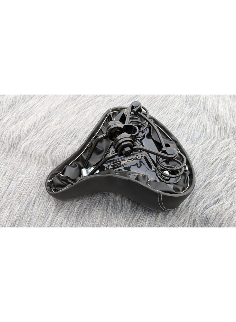 مقعد دراجة هوائية عريض | كرسي عجلة عريض | مزود بسوستة للتخفيف من الاهتزازات - Image 3