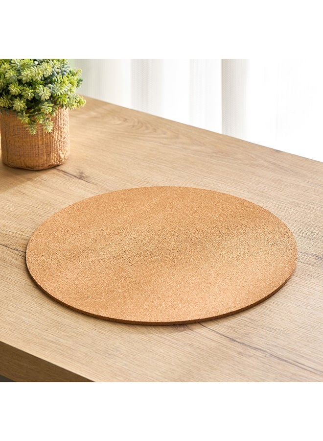 Home Box Liam Round Cork Placemat 35 x 35 cm - Image 1
