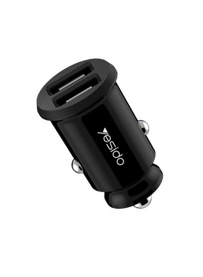 Yesido Dual Car Charger 2.4A with Lightning Cable Y29  - Image 2