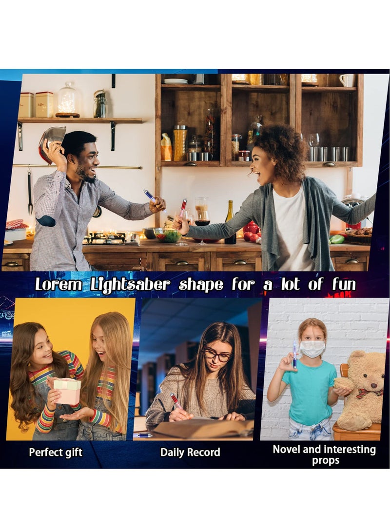 KASTWAVE LED Light up Pen, 20 Pcs Lighted Tip Pen for Night Writing in the Dark Adults Kids Students Home School Office Desk Supplies - Image 5