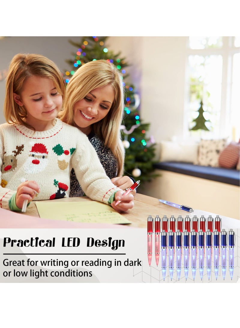 KASTWAVE LED Light up Pen, 20 Pcs Lighted Tip Pen for Night Writing in the Dark Adults Kids Students Home School Office Desk Supplies - Image 2