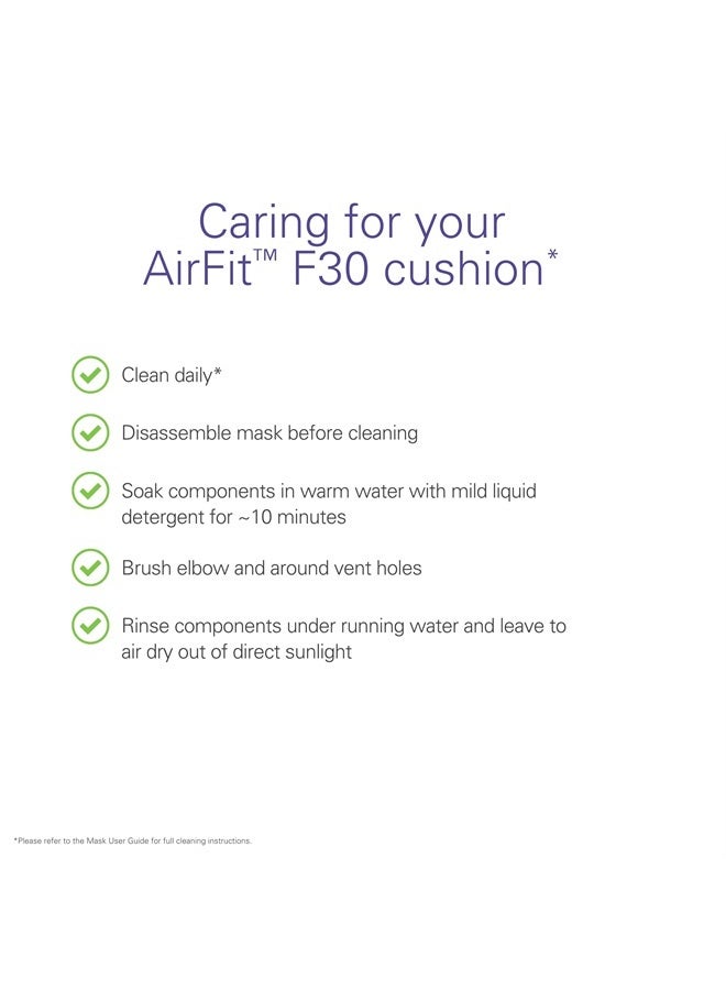 Resmed AirFit F30 Full Face Replacement Cushion - Medium - Image 5