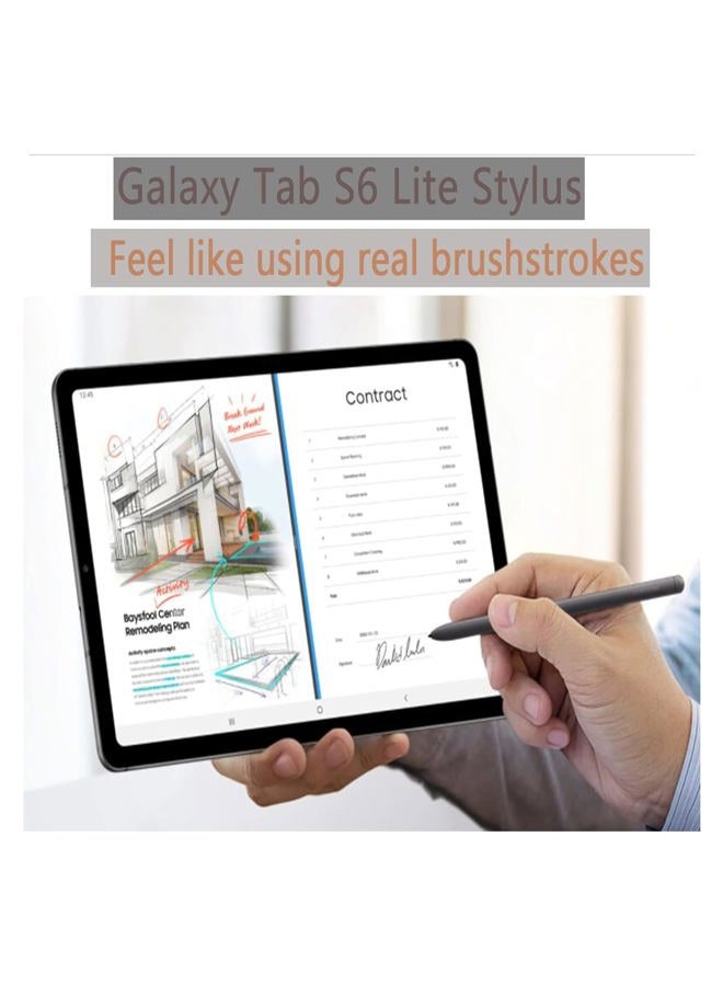 CaoXiong بديل قلم S Pen لجهاز Galaxy Tab S6 Lite من سامسونج - قلم ستايلس مع 5 نصائح مجانية (أسود) - Image 3