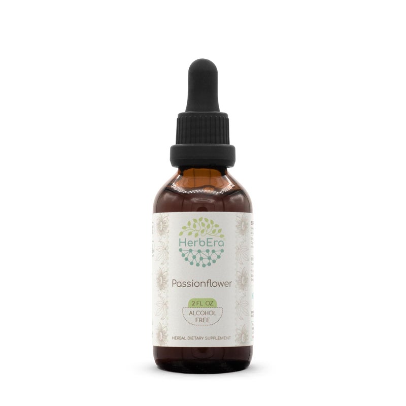 Passionflower B60 AlcoholFree Herbal Extract Tincture Concentrated Liquid Drops Natural Passiflora Incarnata 2 fl oz
