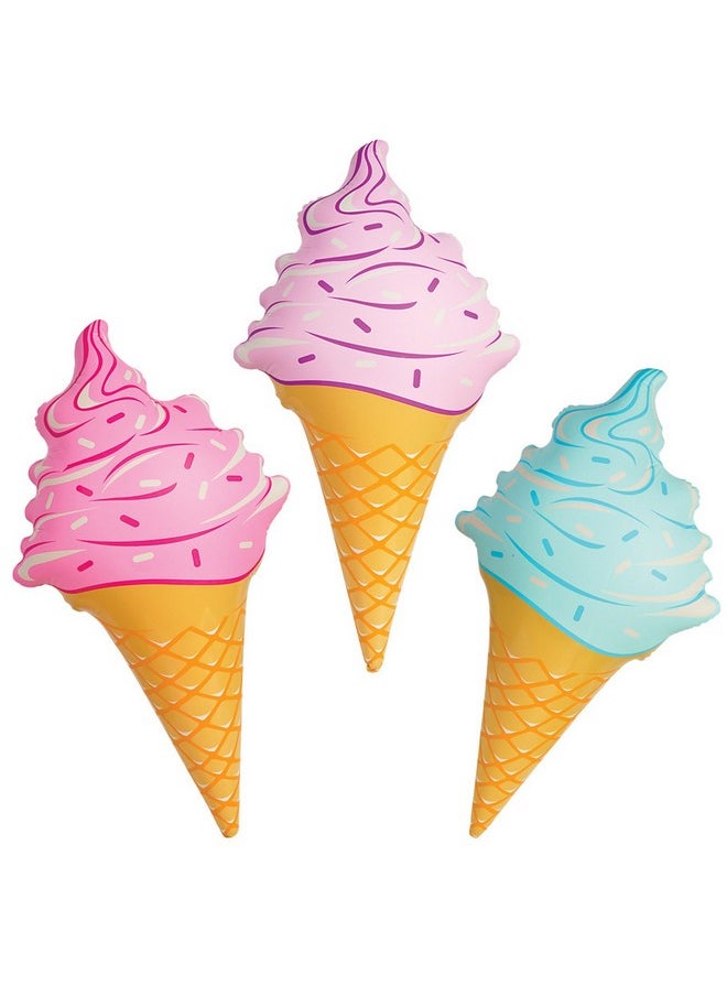 36 Inch Inflatable Ice Cream Cones, Three Per Order. No Color Choice - pzsku/Z53DB2A829357C4938B3FZ/45/_/1734348279/c40bfc5e-5bbf-433e-a4cf-2a50cca8972f