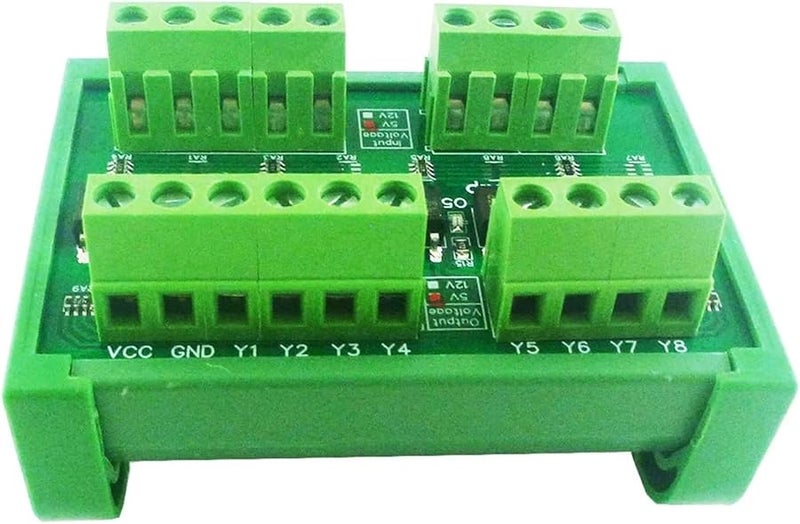 8 Channel TTL Logic Level Converter Module 3 3V to 24V with Isolation Protection for Arduino PLC MCU - Image 2