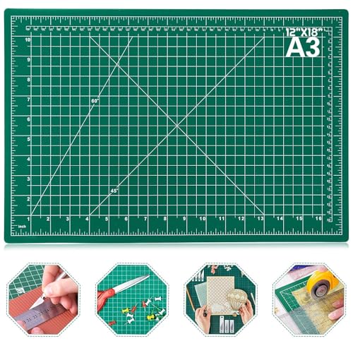 LEROKAS Rubber Professional Cutting Mat Self-Healing 5 Layers Double Sided Durable Non-Slip PVC (A3 (30 * 45cm)) - Image 1