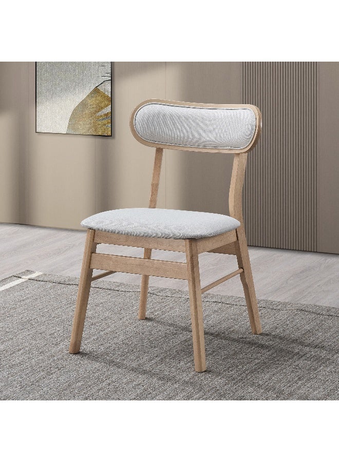 Home Box كرسي طعام سكاني نوردى - رمادي فاتح - Image 1