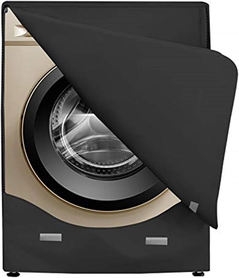 STARTWO Covolo Washer/Dryer Cover,Washine Machine Cover for Waterproof and dustproof thickening Front-Loading Machine W27 D33 H39 in (Black) - Image 1