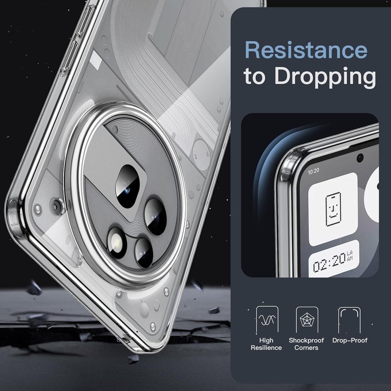 Realcase غطاء خلفي سيليكون لهاتف Nothing Phone 3A Pro 5G | مقاوم للخدوش وحماية شفافة كريستالية | غطاء خلفي مع واقي لهاتف Nothing Phone 3A Pro 5G - Image 5