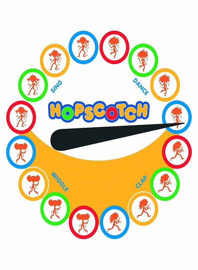 YUIOP - Hopscotch Mat Game for Kids - Active Play -13 Rings,16 Clips & 1 Spinner Board (Hopscotch) - Image 3