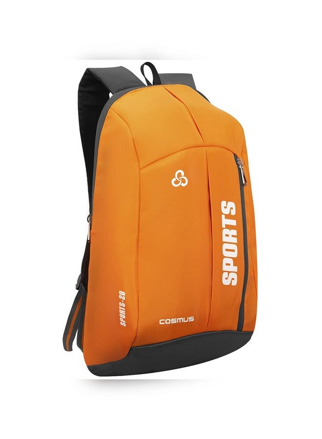COSMUS Sports Medium Size 17L Mini Standard Backpack Casual Trendy Daypack (Orange) - Image 1