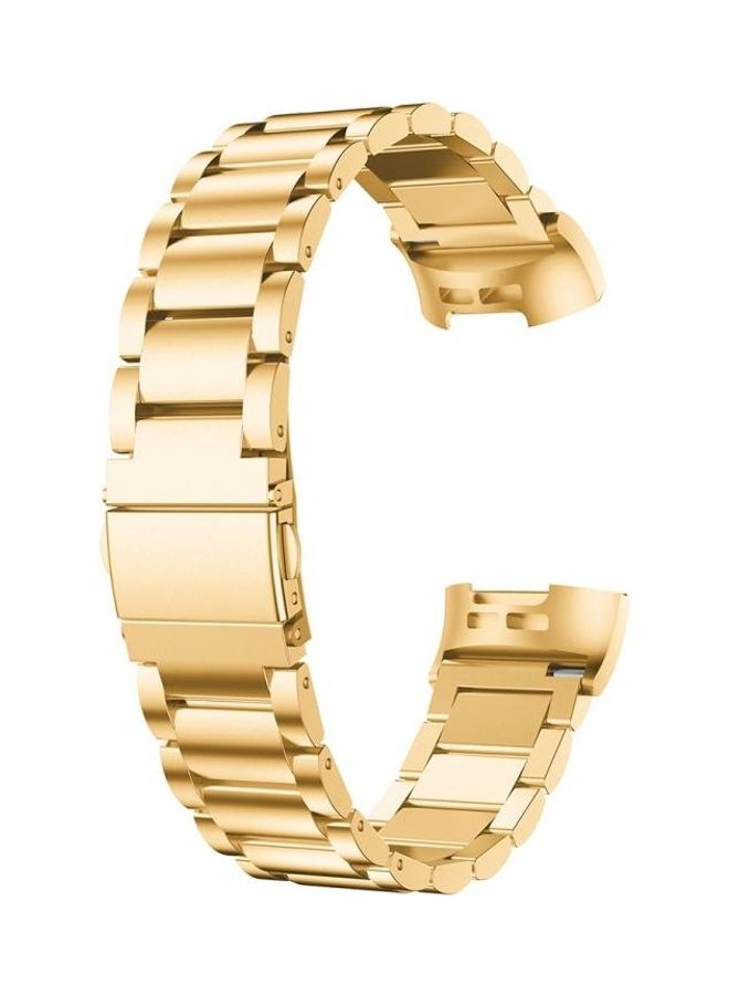 NIBEMINENT Stainless Steel Waist Strap Watch Band Gold - Image 2