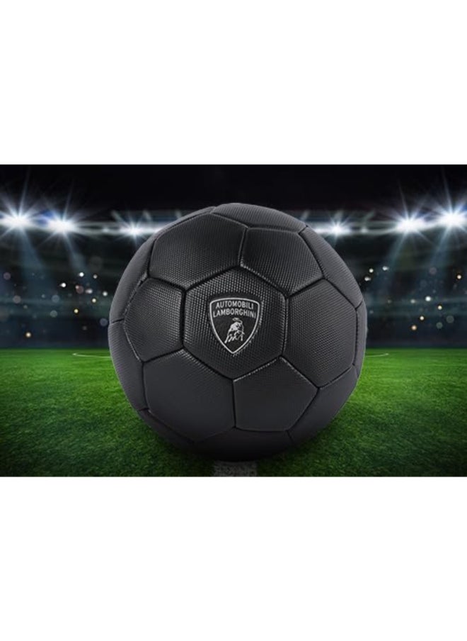 LAMBORGHINI Textured Size 5 Soccer Ball Black 12.7 cm 145455  - Image 3