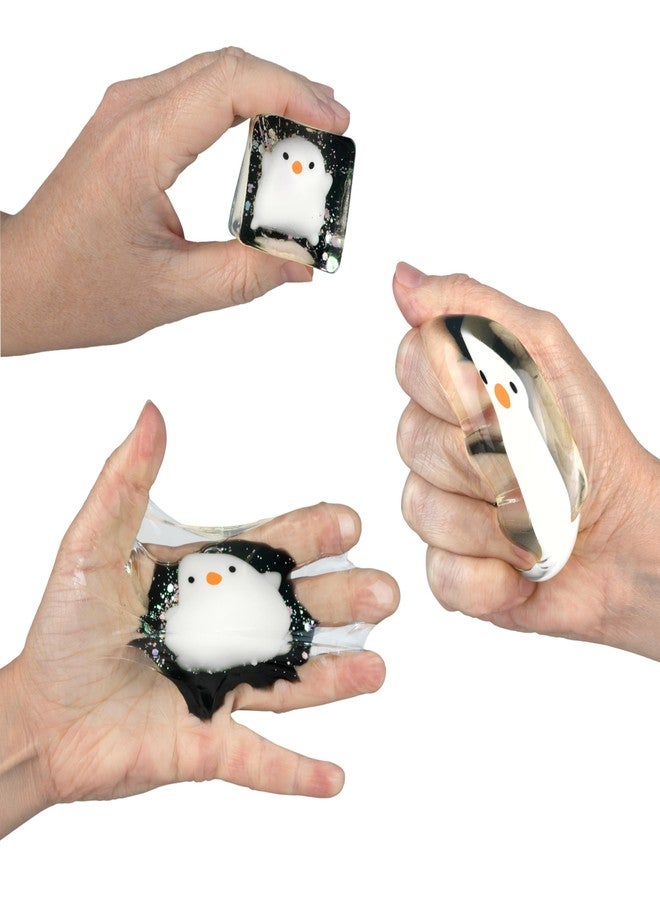 The Orb Factory ORB Tabalicious TABA Squishy Glow in The Dark White Chick Stress Cube Toy - Soft, Sticky, Glowing TABA Squishy Animal Stress Cubes - Fun Stress Ball Squishies - Kawaii Fidget Toys for Kids and Adults - Image 3