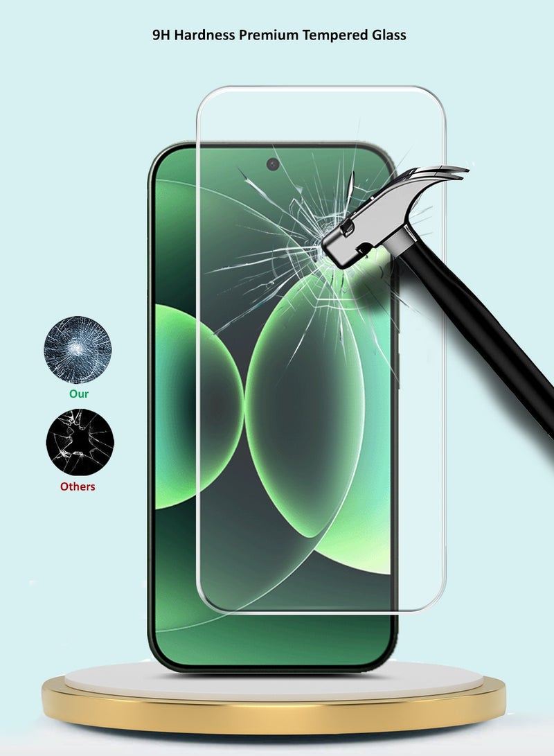 GMAX Xiaomi 17 Pro Max 5G 2025 GMAX Premium Series Curved Edges 9H 2.5D Tempered Glass Screen Protector - Clear - Image 4